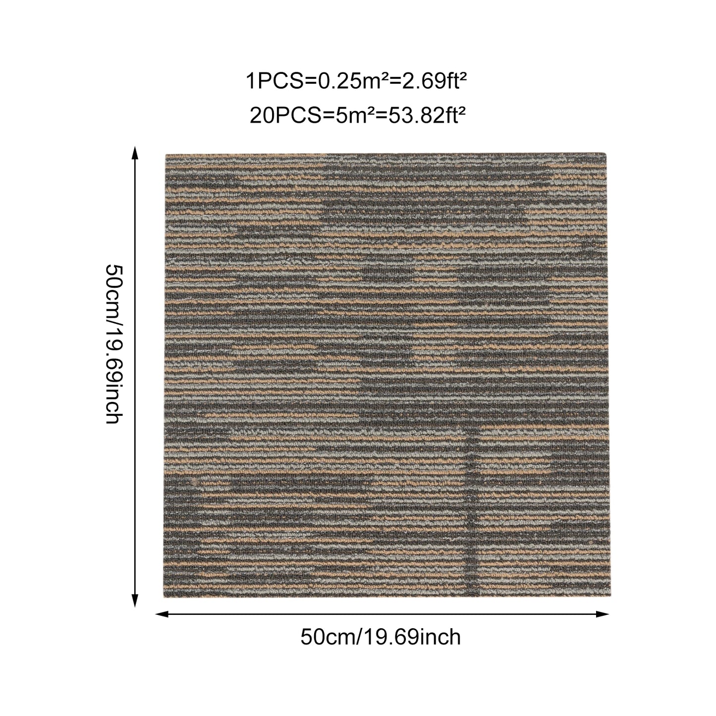 Commercial Adhesive Carpet Tiles