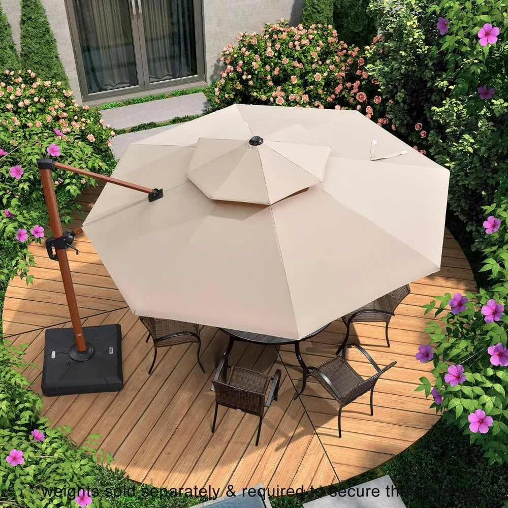 Outdoor Patio Cantilever Umbrella