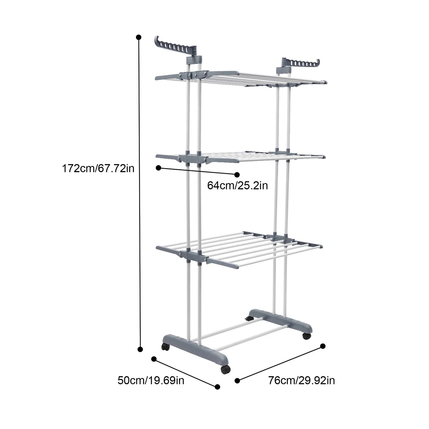 4-Tier Foldable Drying Rack