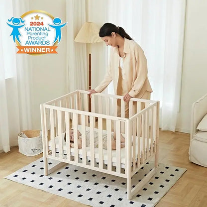 Mini Crib Removable Wheels