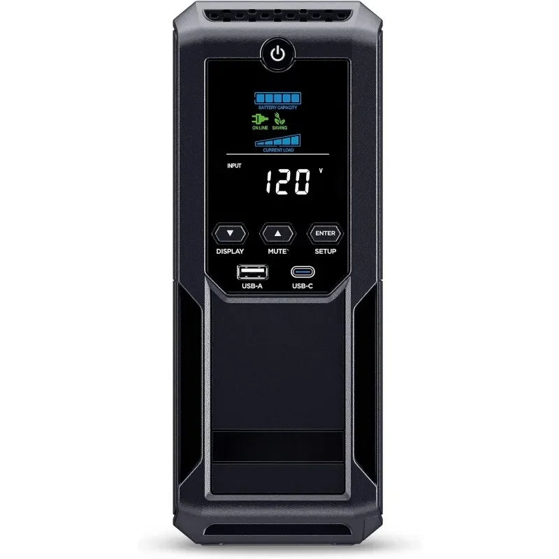 LCD UPS System 12-Outlets