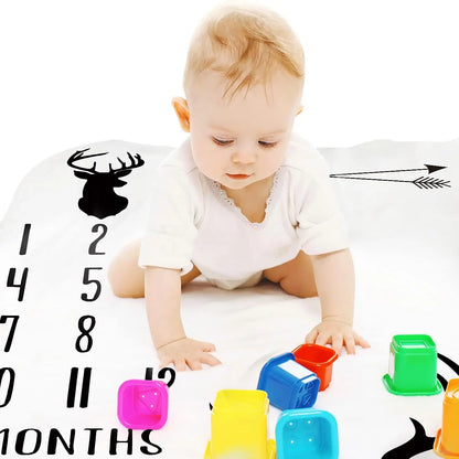 Deer Newborn Milestone Blanket