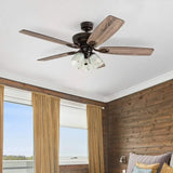Bronze Ceiling Fan with 5Blades