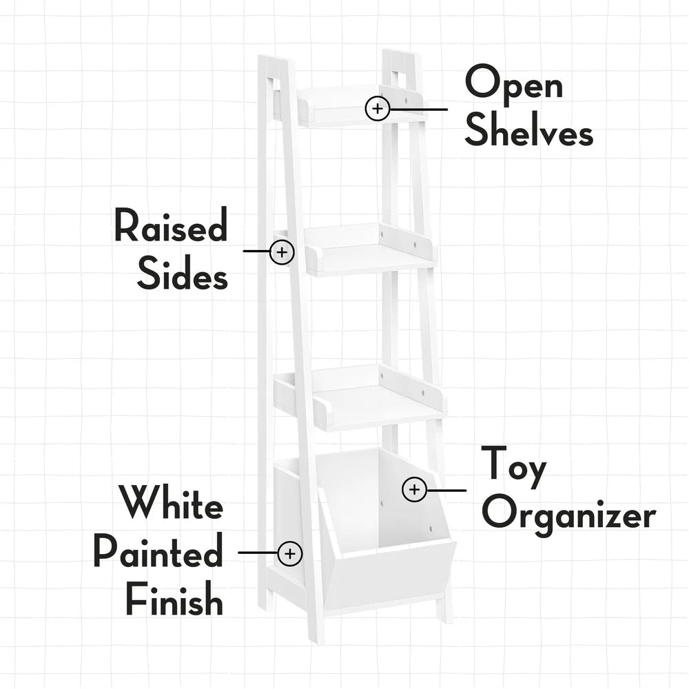 Ladder Shelf Toy Organizer