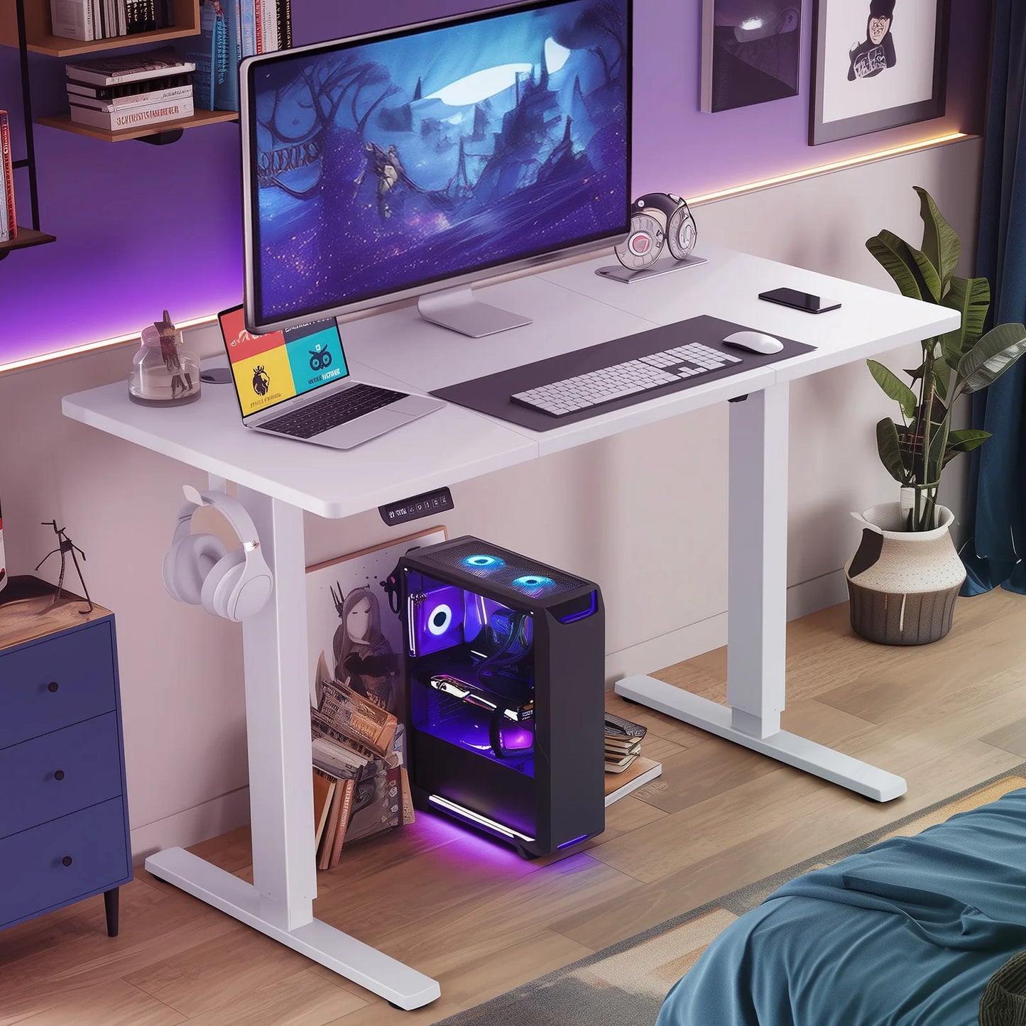 Electric Standing Desk Adjustable Desk for Home & Office