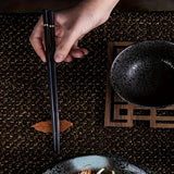 Premium Alloy Chopsticks - 5 Pairs