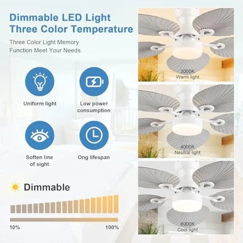 52-Inch Palm Leaf Ceiling Fan