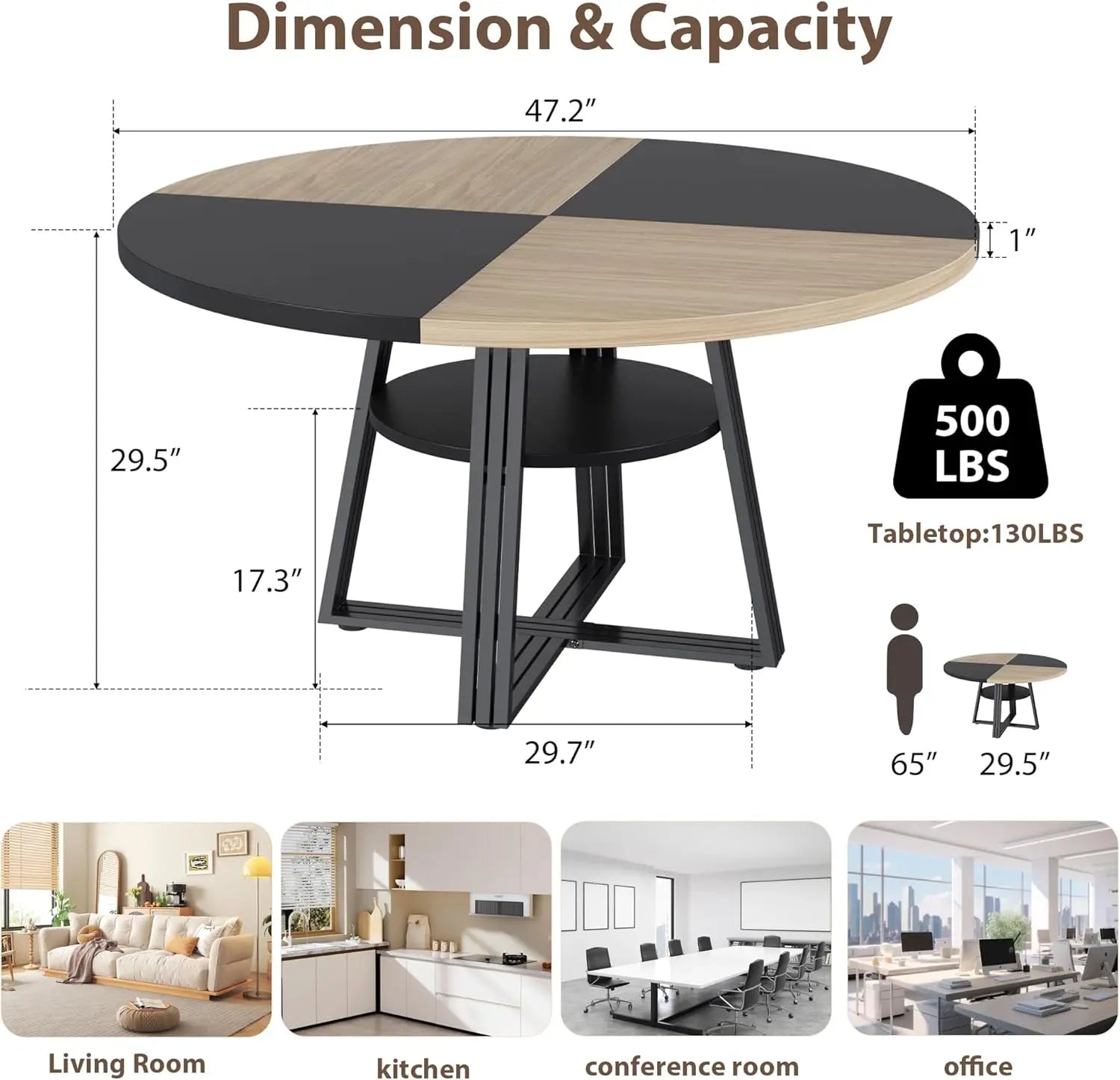 Dining Table Only/4-6 People