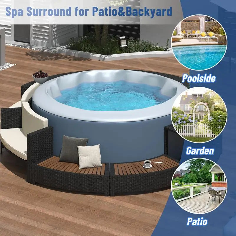 Patio Mini Sofa and Cushions
