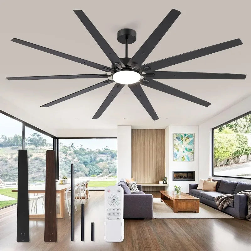 Industrial Ceiling Fan with Lights