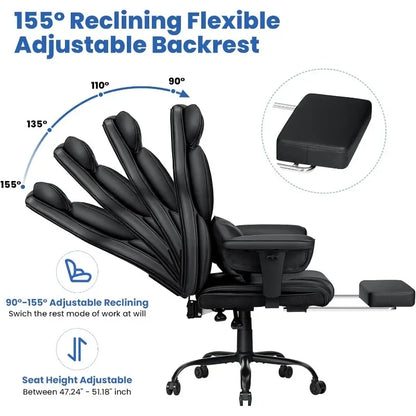 Office Chair with Reclining Back