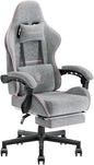 Gaming Chair with Headrest, Footrest