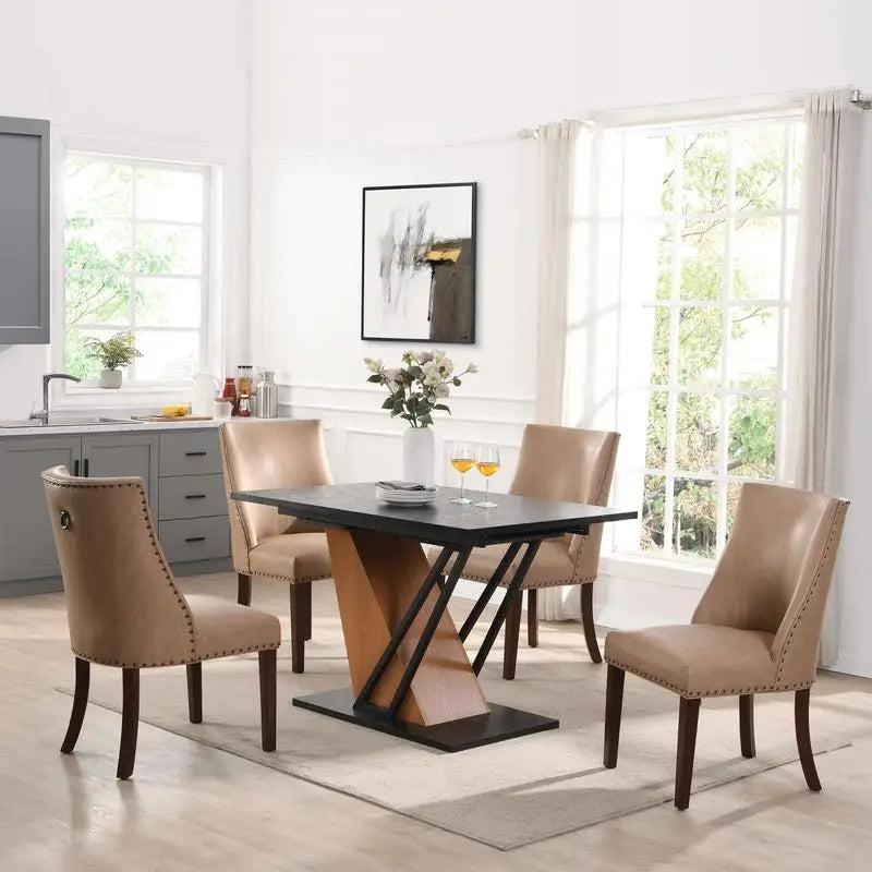 Extendable Dining Table 61.81Inch