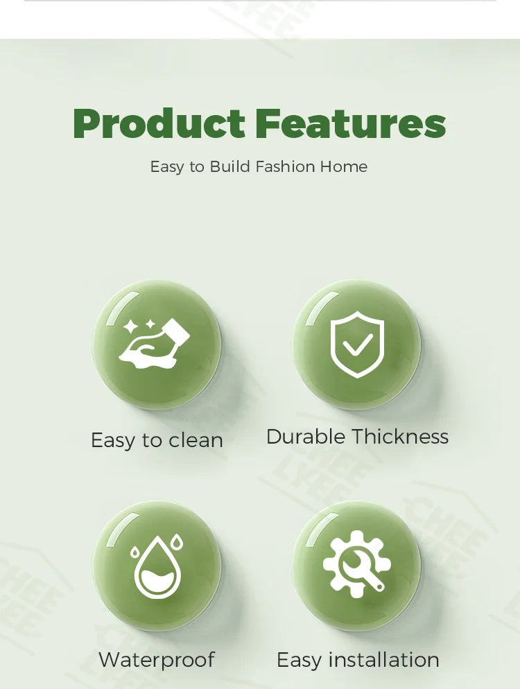 10 Pack Self Adhesive 3D Wall Panels