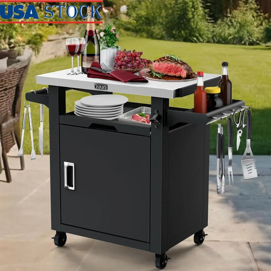 Grill Cart Stainless Steel