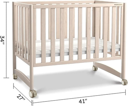 Mini Crib Removable Wheels