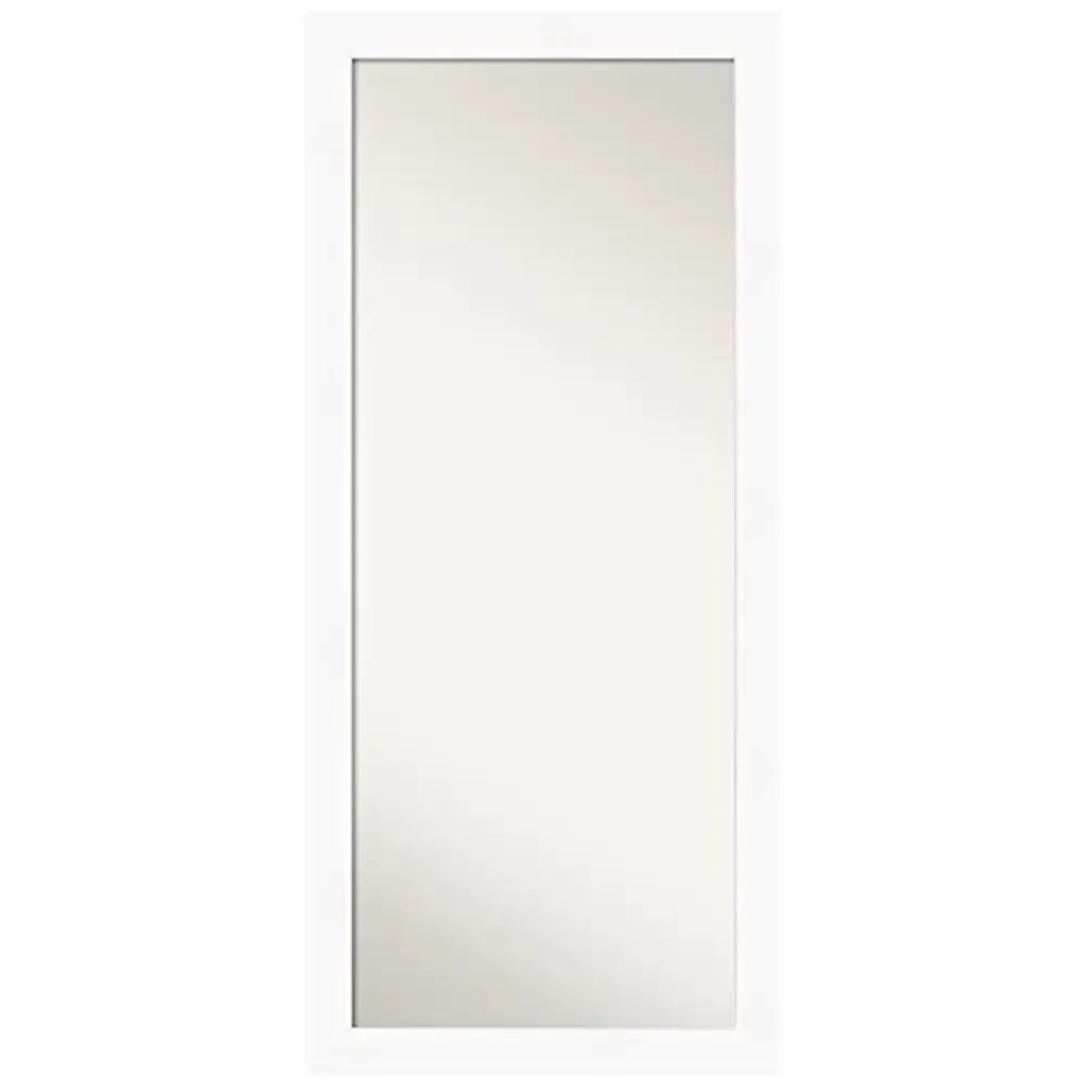 65.5 x 29.5 in. White Full Length Mirror