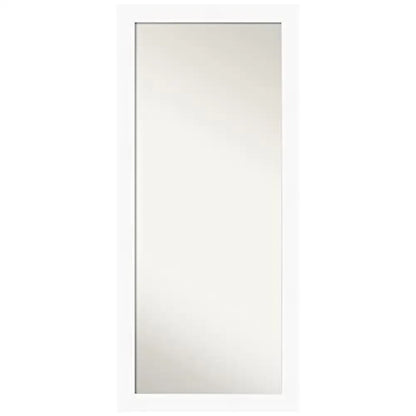 65.5 x 29.5 in. White Full Length Mirror