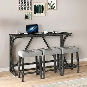 59" 4 Piece Bar Table Set