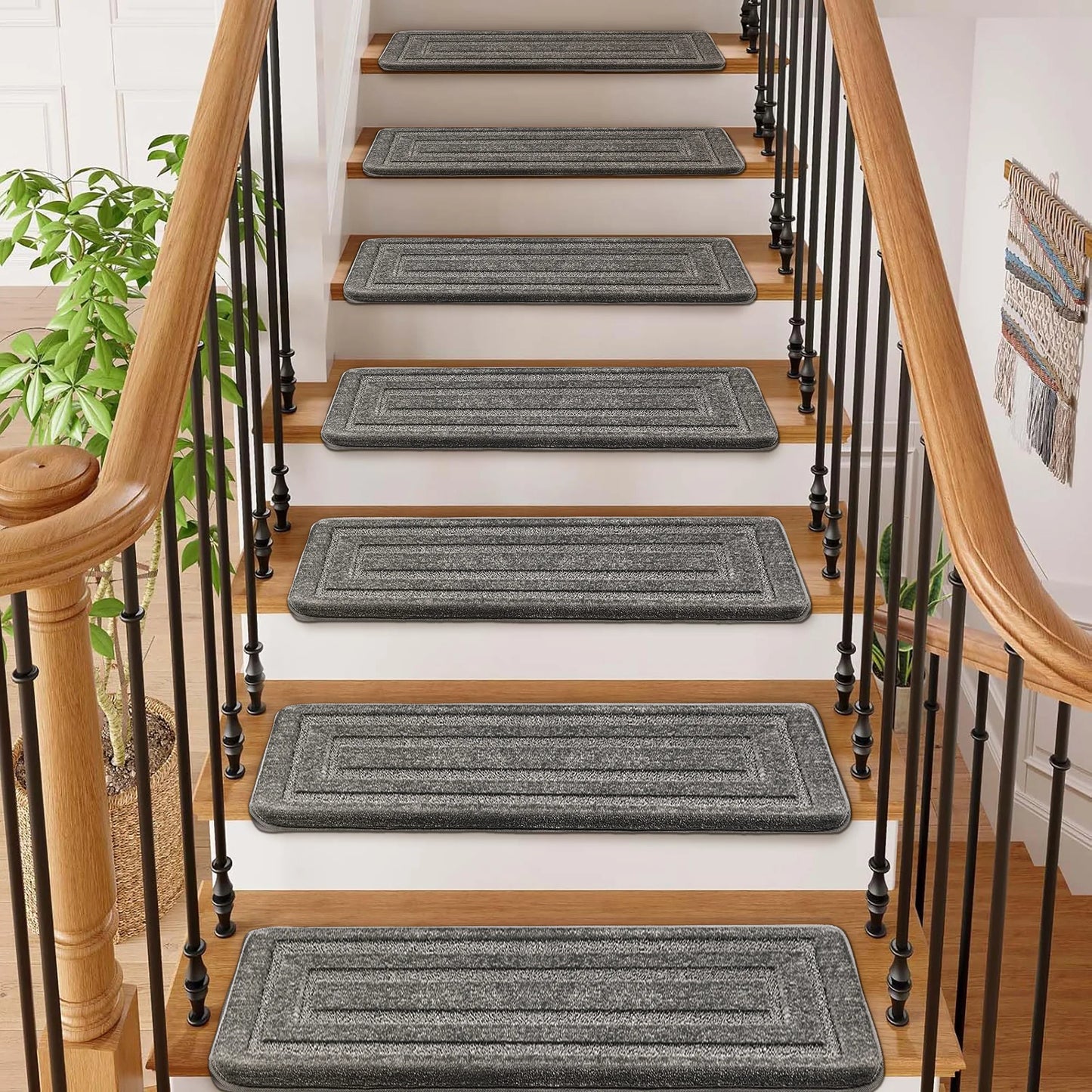 Non-Slip Carpet Stair Treads for Safety and Home Comfort