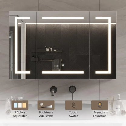 Medicine Cabinet, Mirror, LED Light