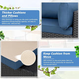 Patio Sectional Sofa/5 Pieces