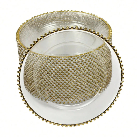Clear Charger Plates 25 PCS