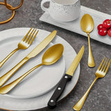 Western Stainless Steel Tableware - 48 Pieces