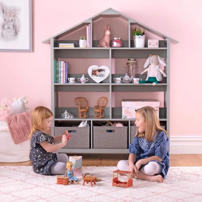 Kids Deluxe Dollhouse Bookcase