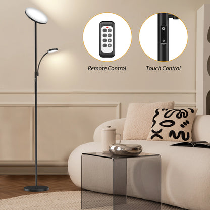 Floor Lamp with Remote Control