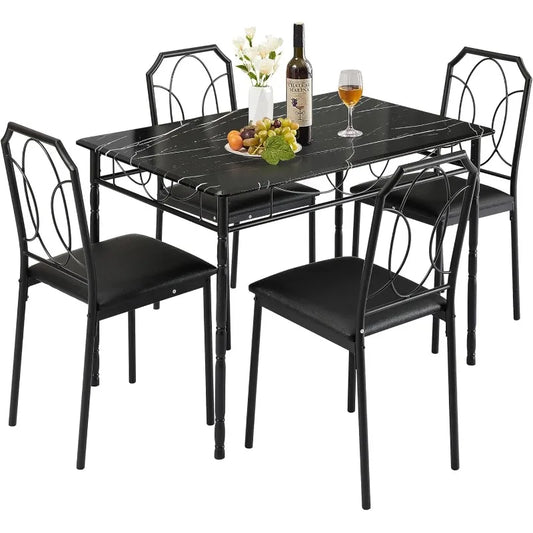 5 Piece Dining Table Set