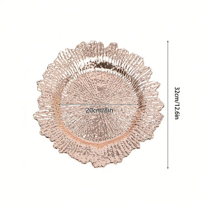 Dinner Plastic Plates - 24 PCS