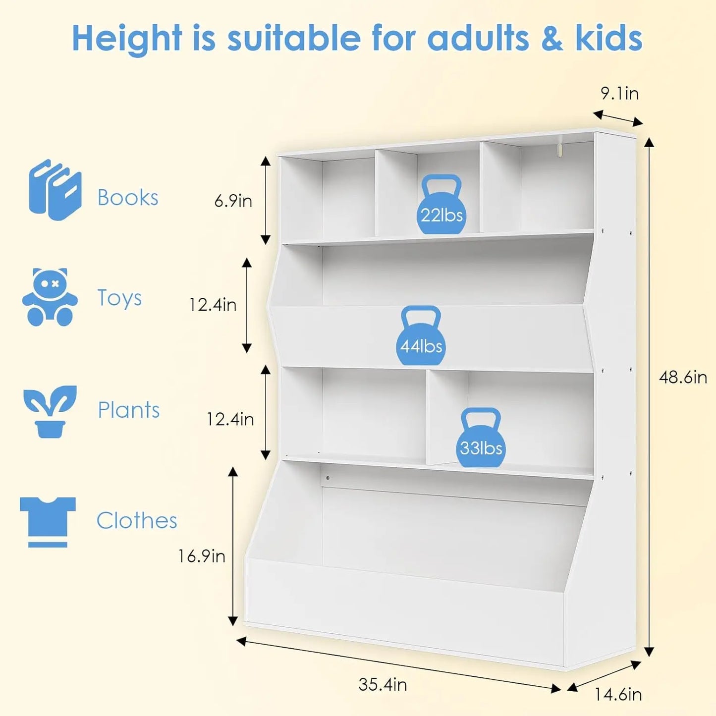 Kids Toy Storage Organizer