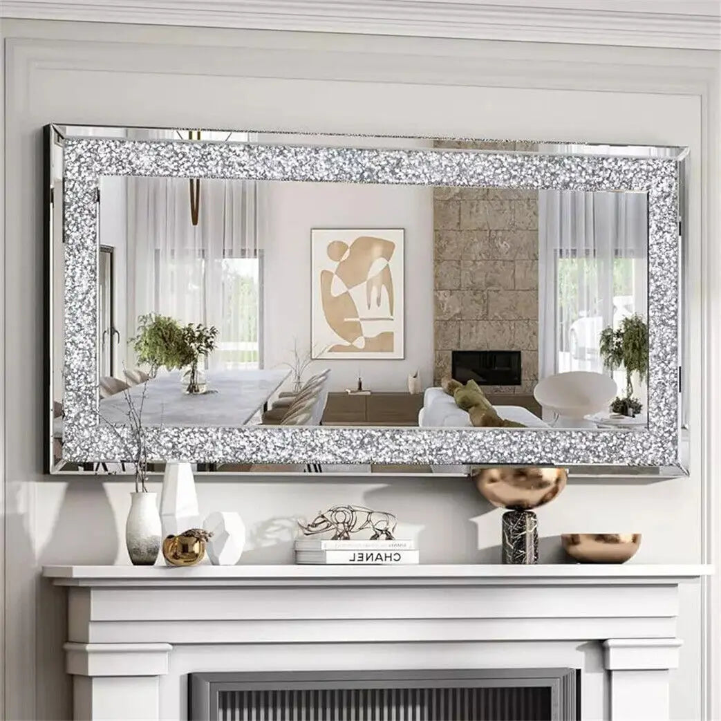 Rectangular Diamond Wall Mirror