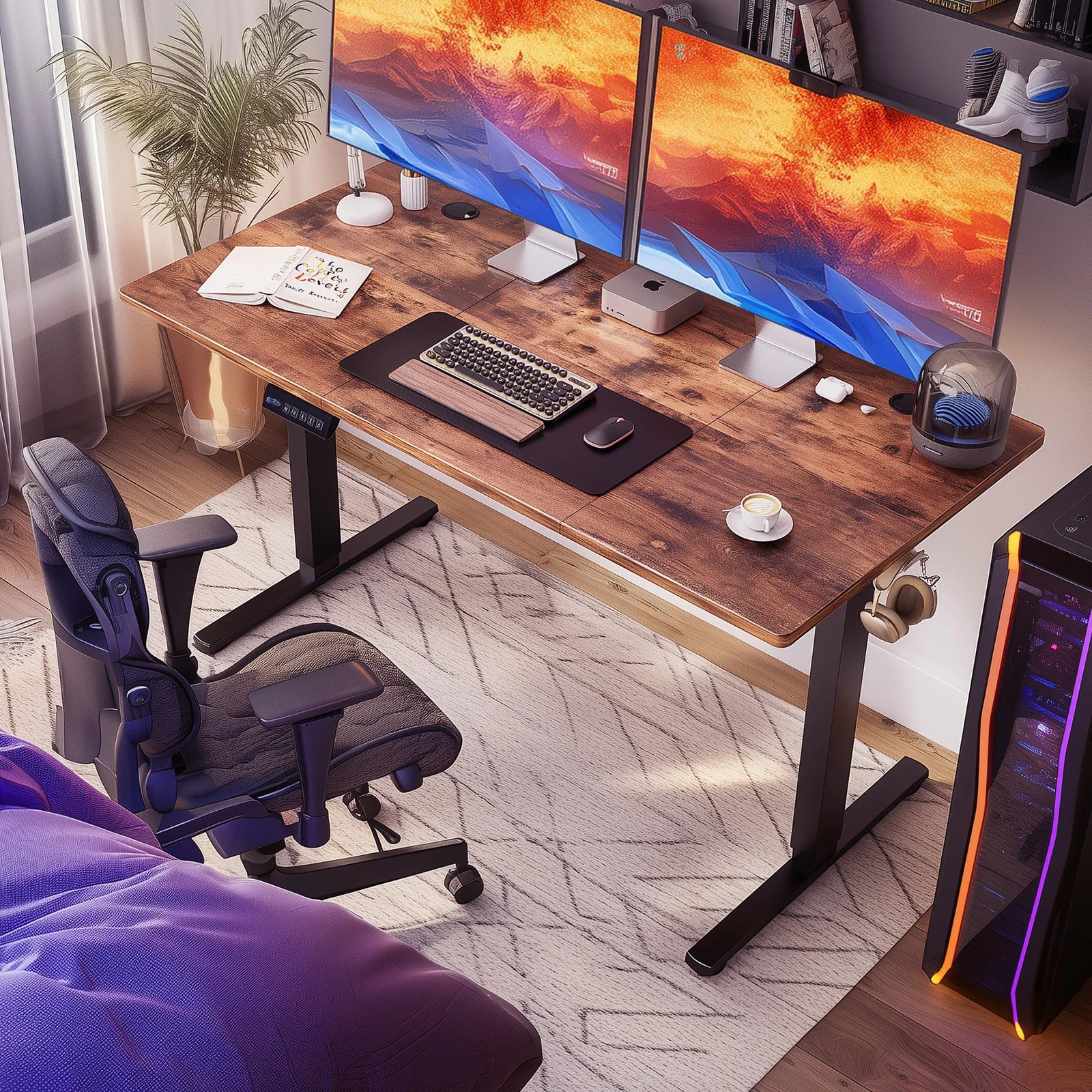 Electric Standing Desk Adjustable Desk for Home & Office