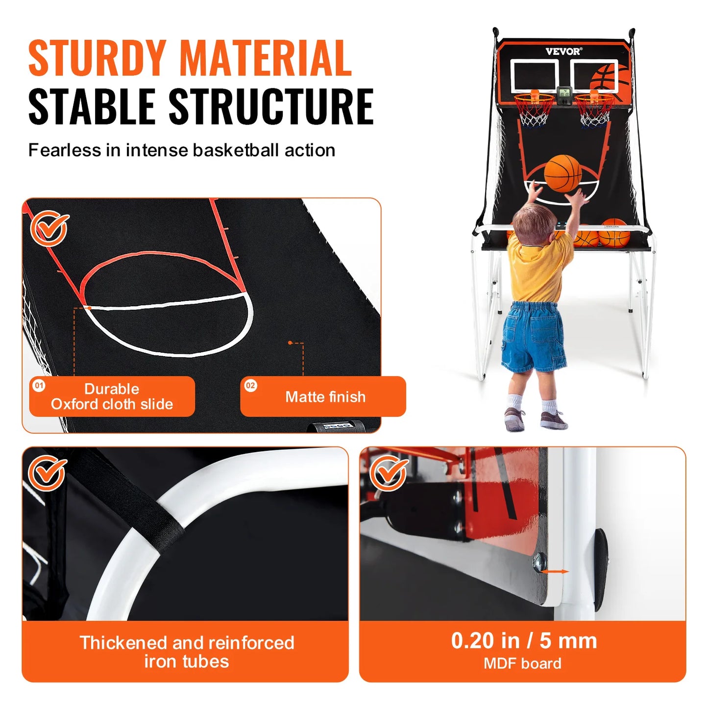 Foldable Basketball Arcade Game