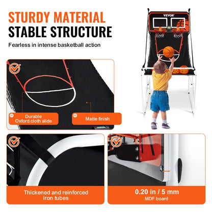 Foldable Basketball Arcade Game