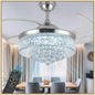 42" Invisible Ceiling Fan Chandelier