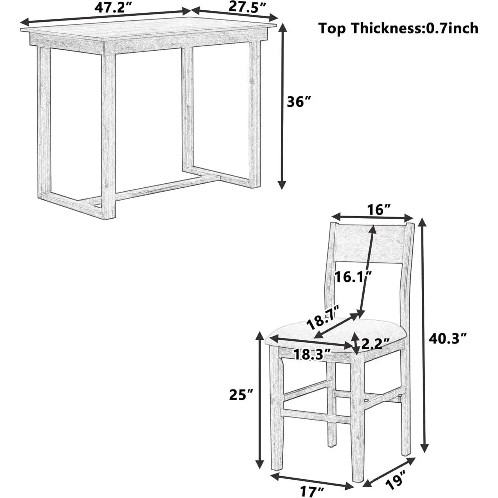 Dining Table Set For 4