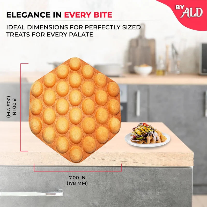 Hexagon Egg Waffle Iron
