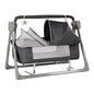 Gray Khaki Electric Baby Swing