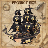 3D Wooden Ship Puzzle