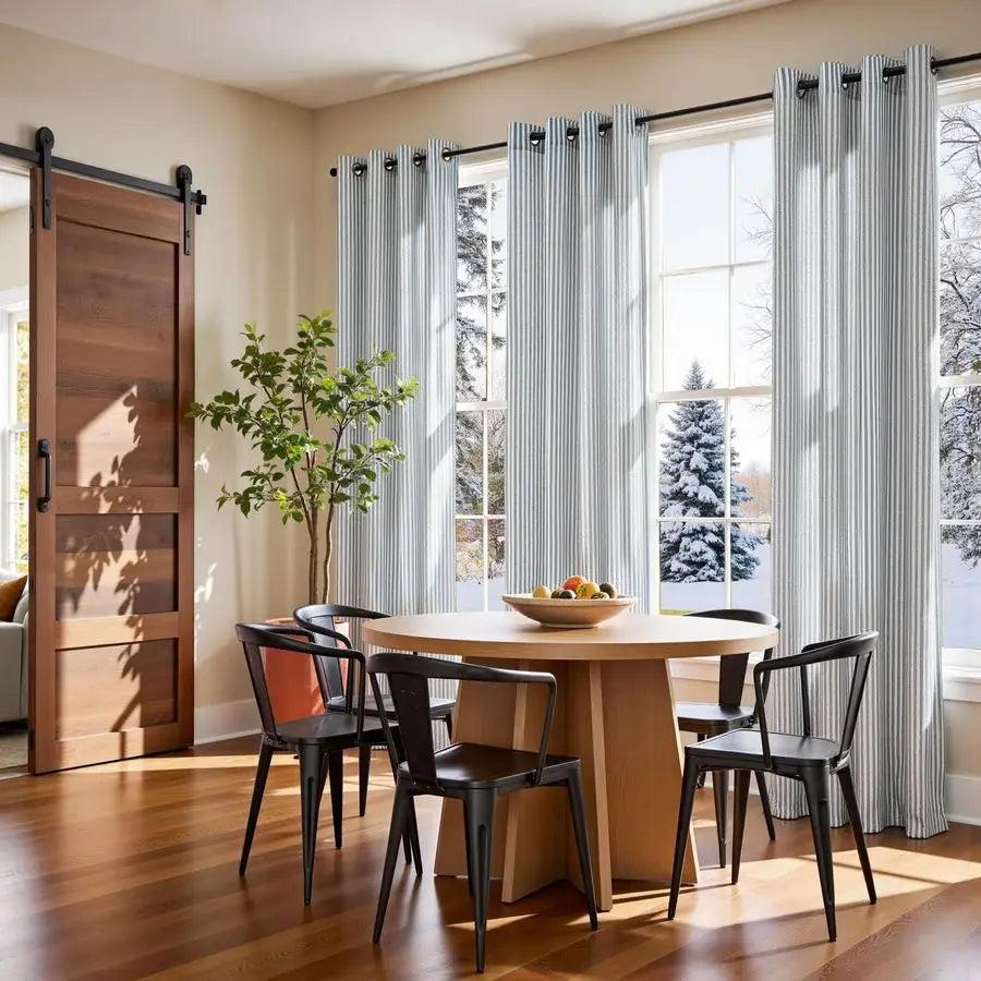 Linen Striped Curtains
