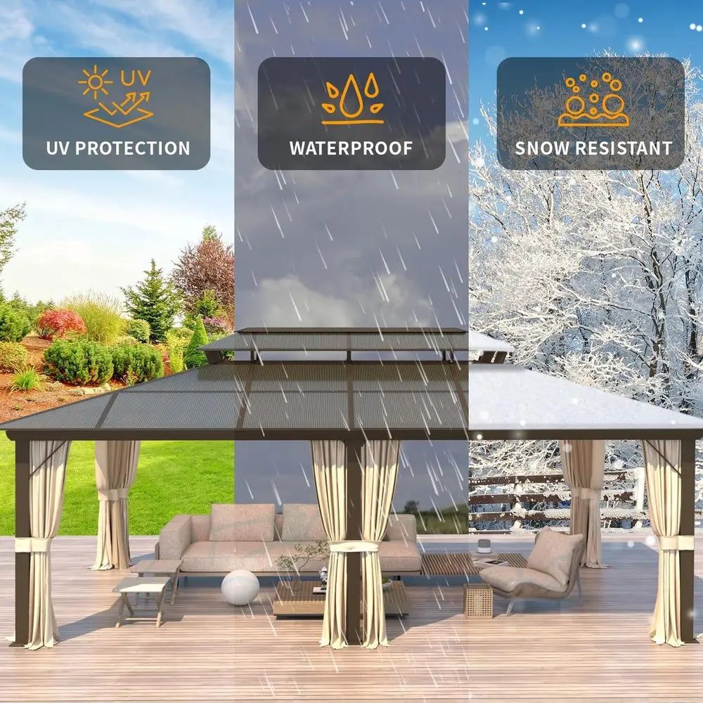 Outdoor Double Roof Gazebo
