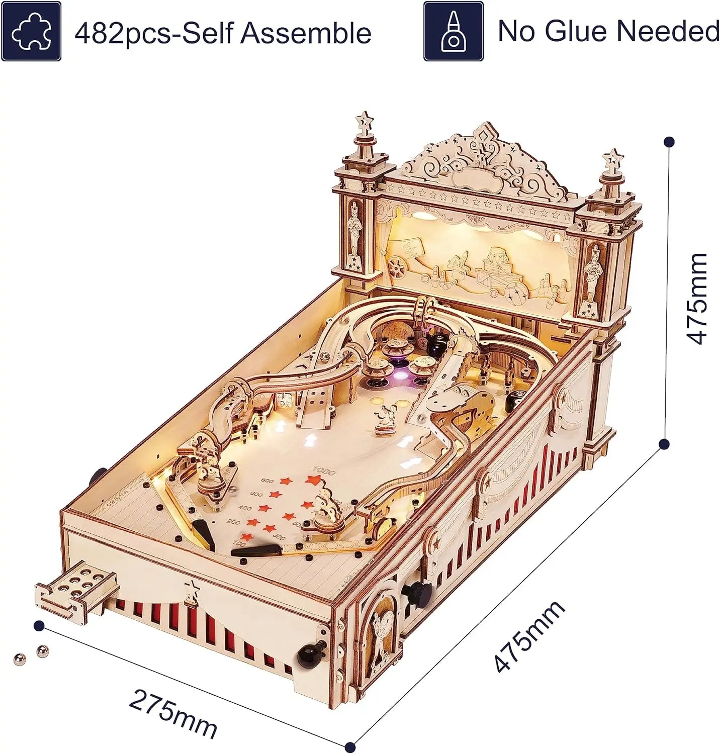 3D Pinball Machine Puzzle