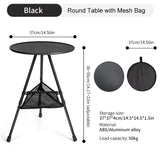 Outdoor Round Table/Mesh Bag