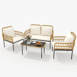Patio Furniture Boho Rattan