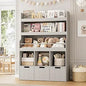 Kids Bookshelf Storage Organizer