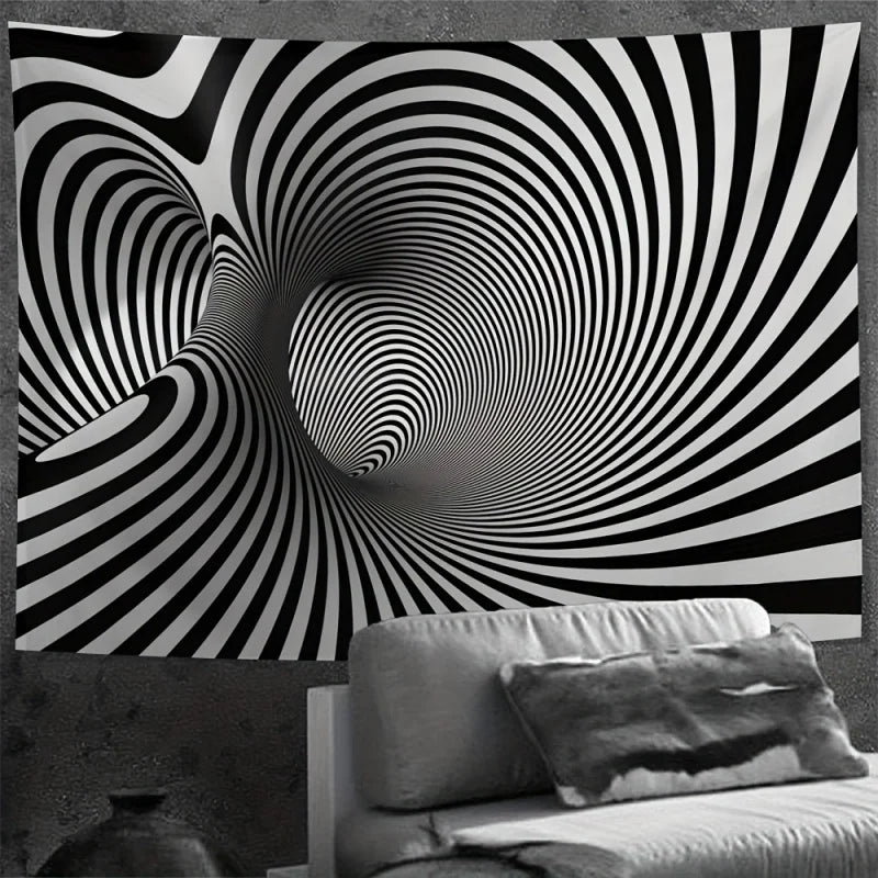 1pc 3D Spiral Pattern Tapestry