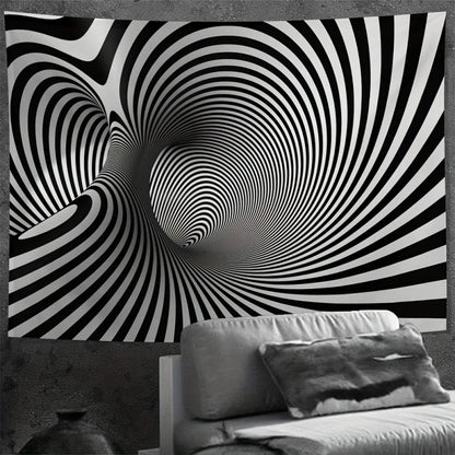 1pc 3D Spiral Pattern Tapestry